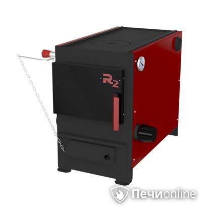 Твердотопливный котел Термокрафт R2 12 кВт конфорка термометр круглый выход в Полевском